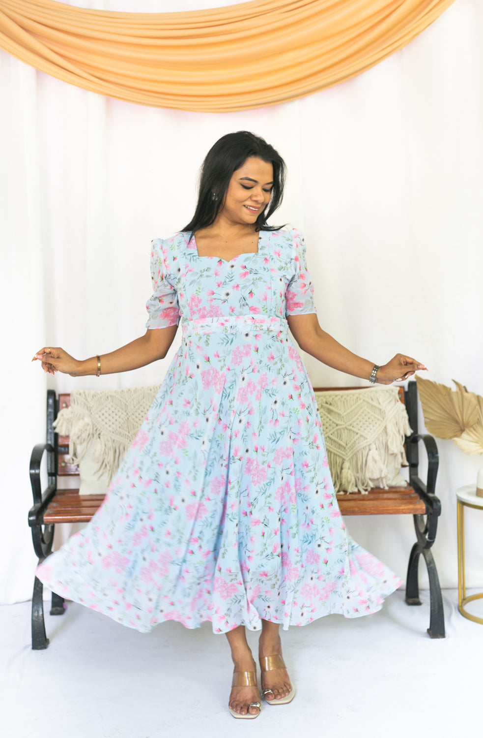 Sky is the Limit Maternity Feeding Dress