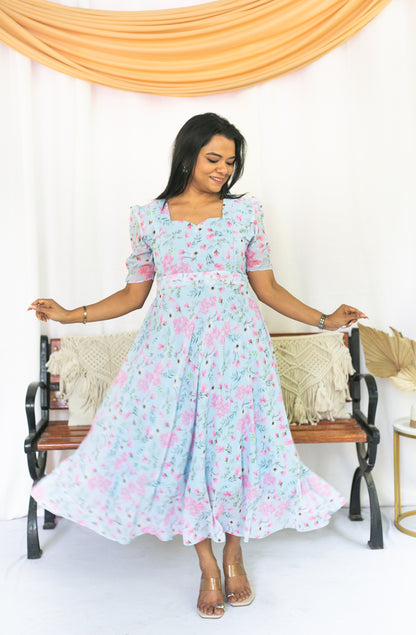 Sky is the Limit Maternity Feeding Dress