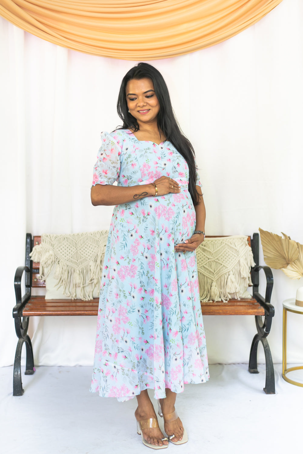 Sky is the Limit Maternity Feeding Dress