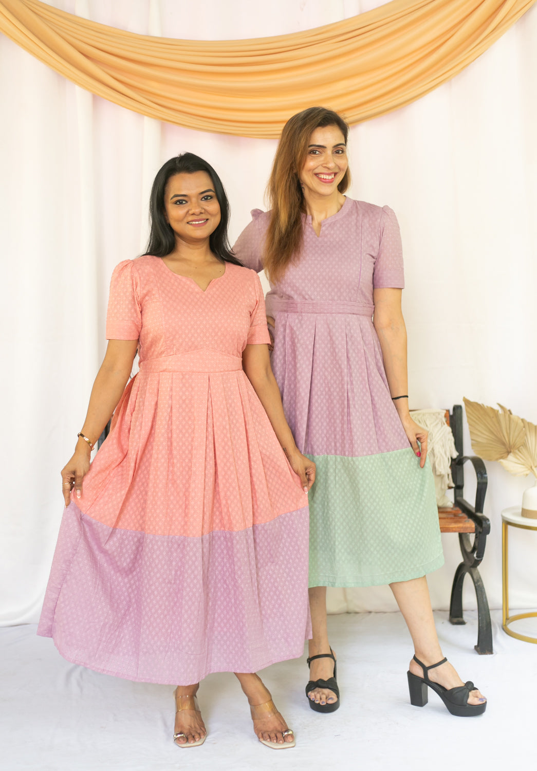 Purple Kiss Maternity feeding dress