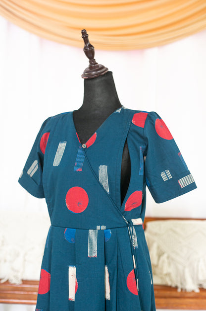 Get Spotted Maternity Feeding dress