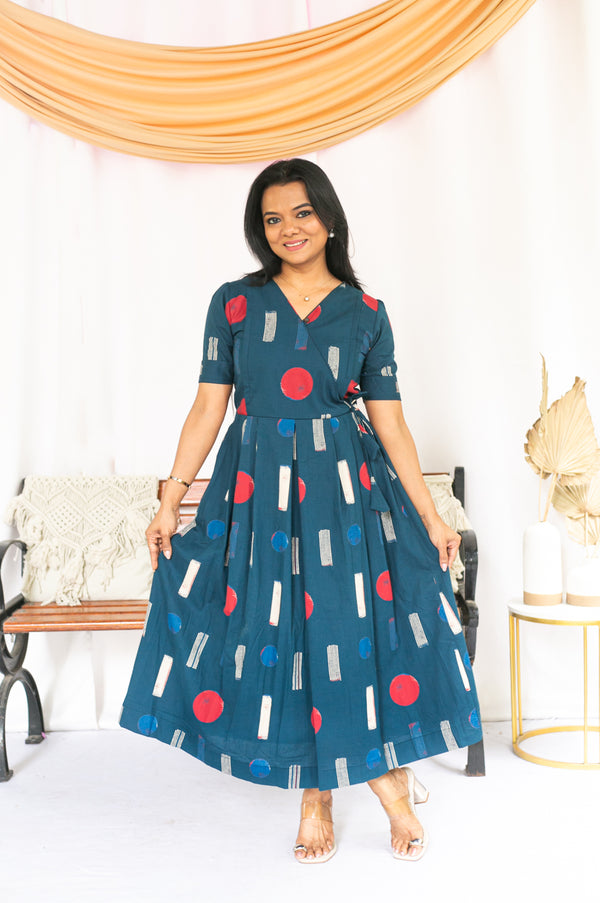 Get Spotted Maternity Feeding dress