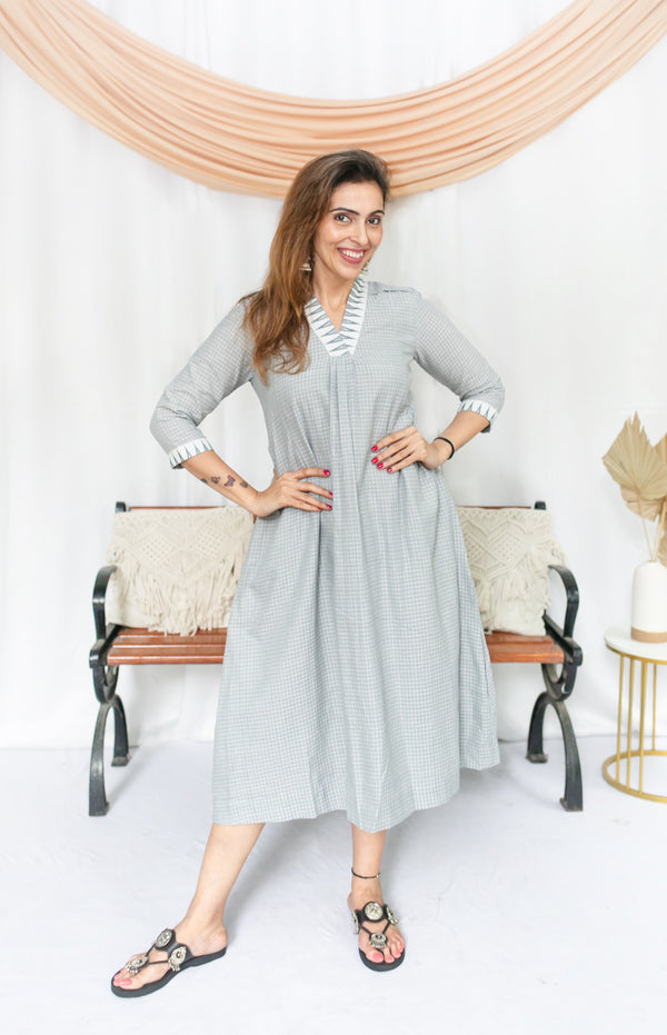 Silver Line Maternity Feeding Dress