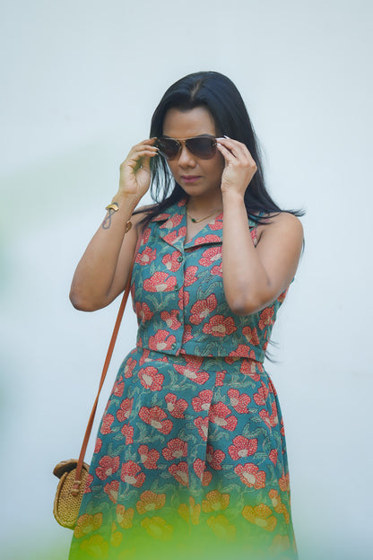Wild Bloom Feeding Top and Skirt