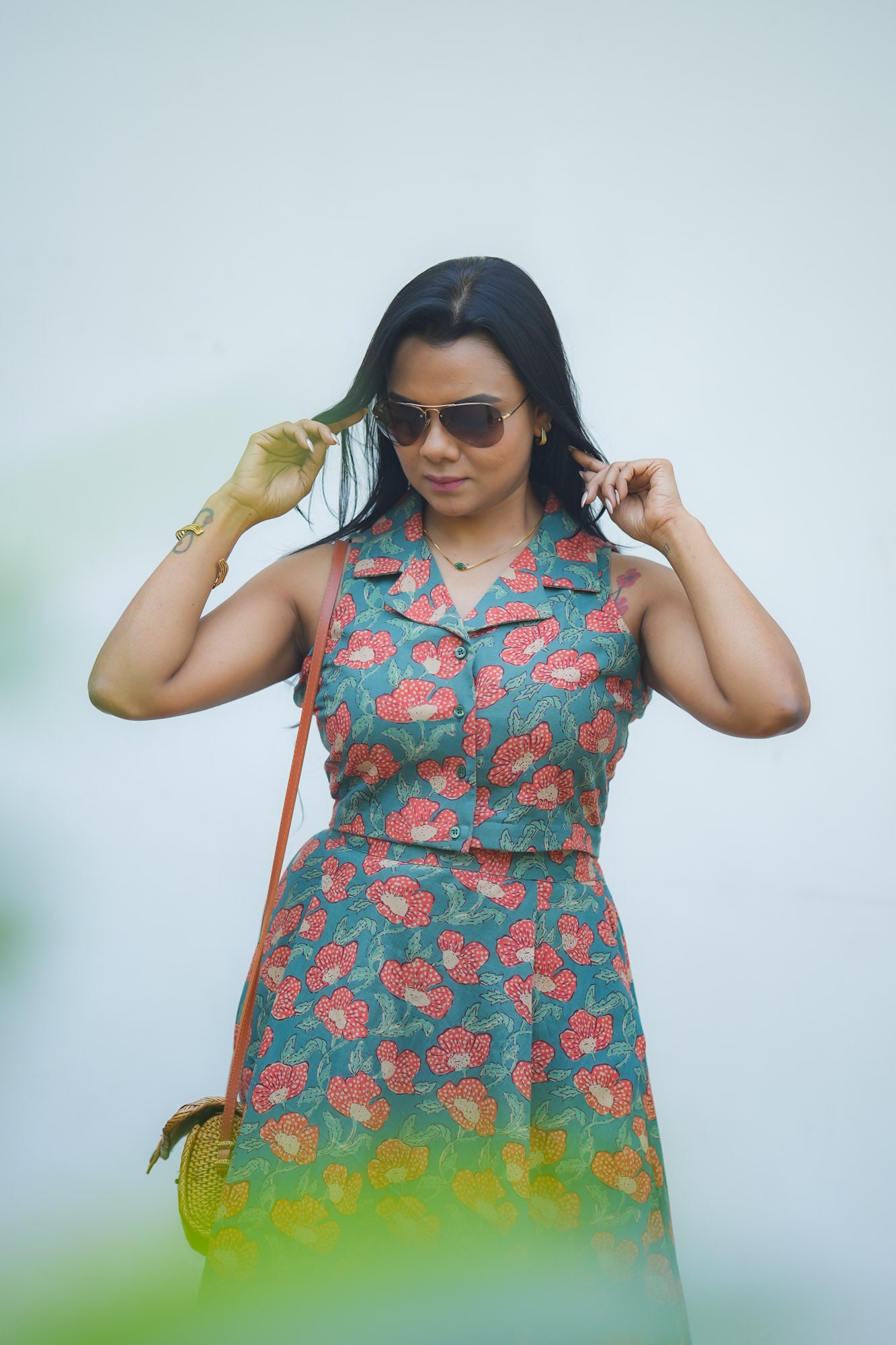 Wild Bloom Feeding Top and Skirt