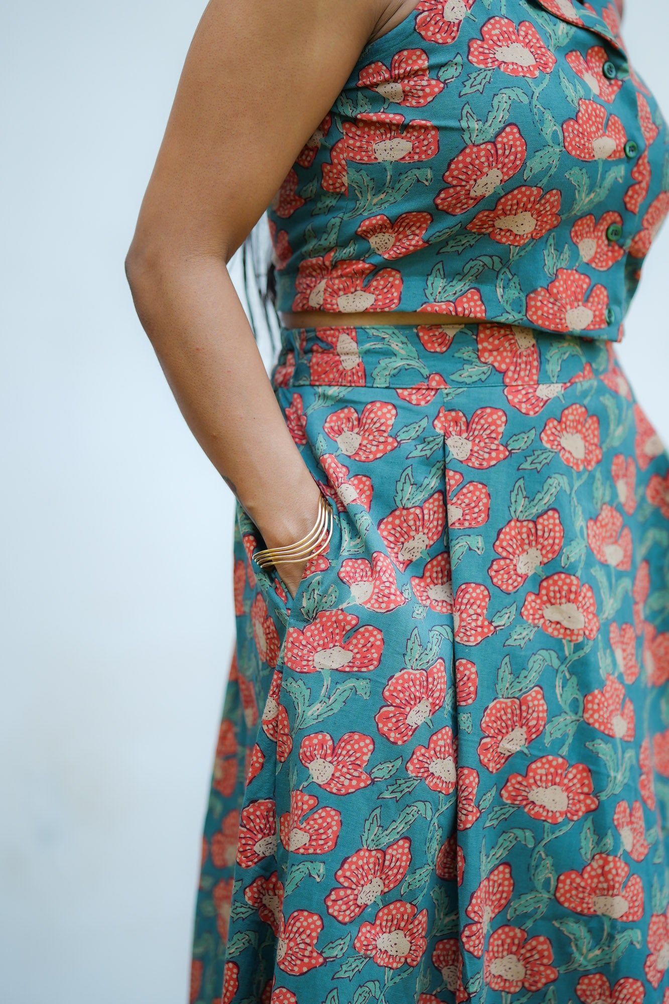 Wild Bloom Feeding Top and Skirt