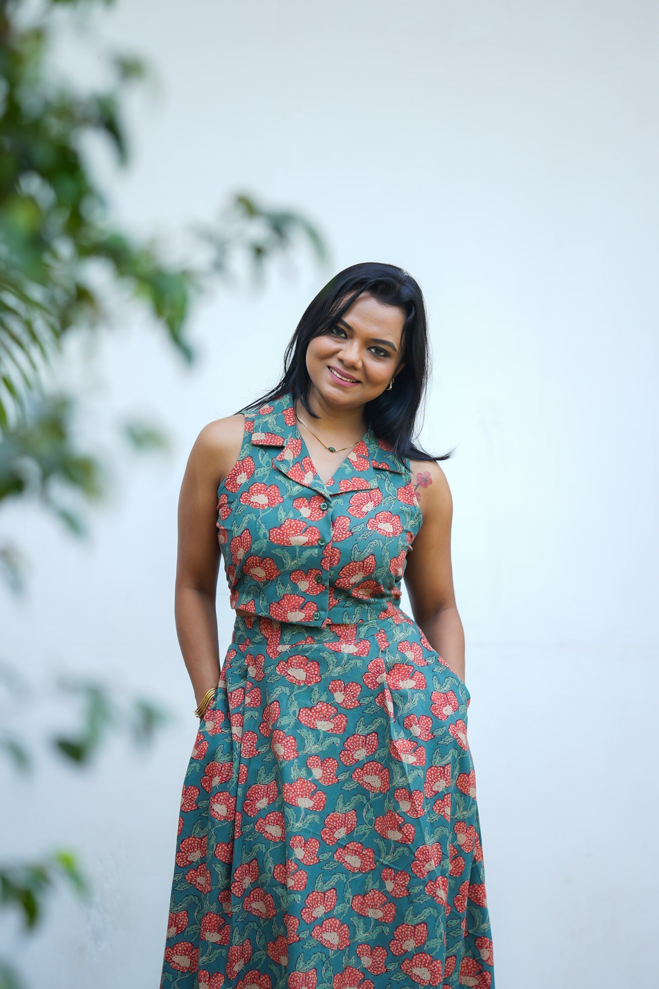 Wild Bloom Feeding Top and Skirt