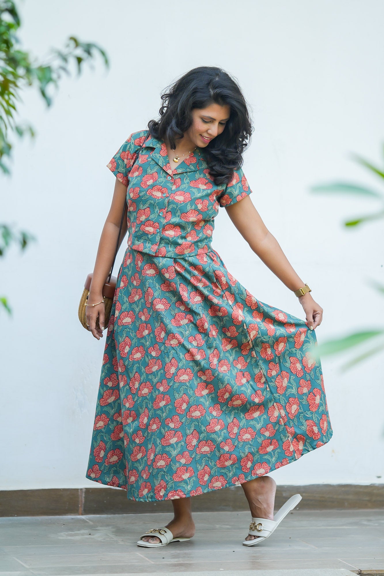 Wild Bloom Feeding Top and Skirt