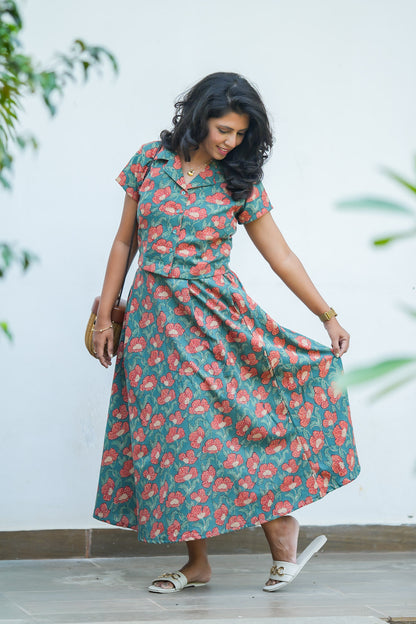 Wild Bloom Feeding Top and Skirt