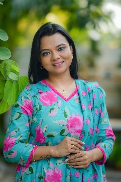 Blue Dream Maternity Feeding salwar