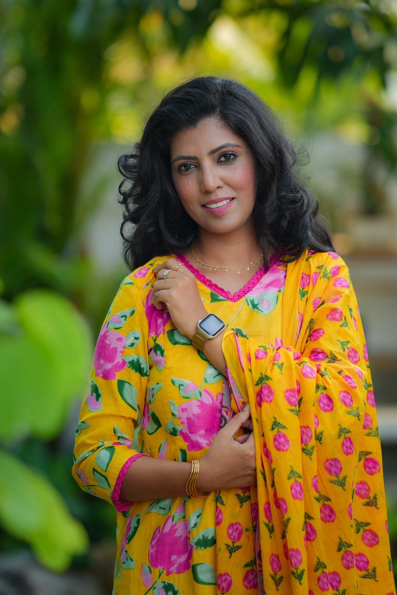 Yellow Dream Maternity Feeding Salwar Set