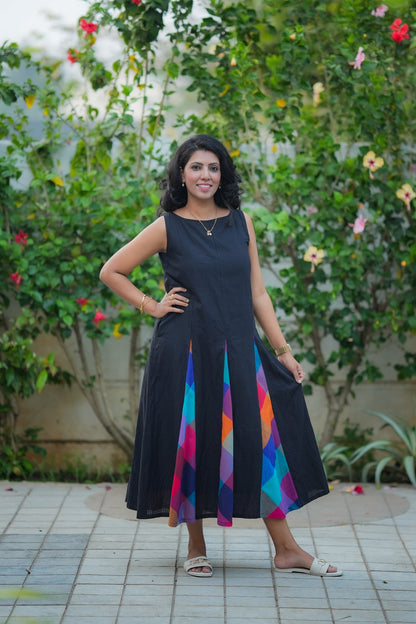 Madras Flair Anarkali Dress (Non Maternity)