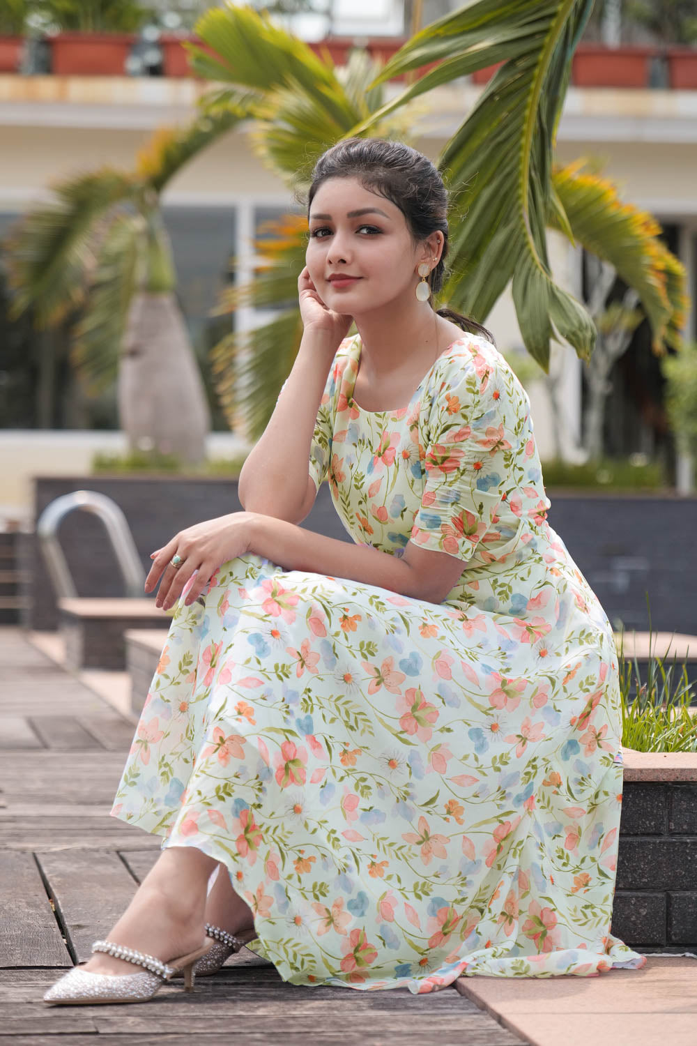 Florentina Maternity Feeding Dress