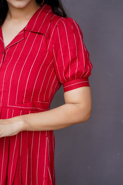 Cherry Maternity Feeding Dress