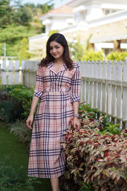 Mocha Maternity Feeding Dress