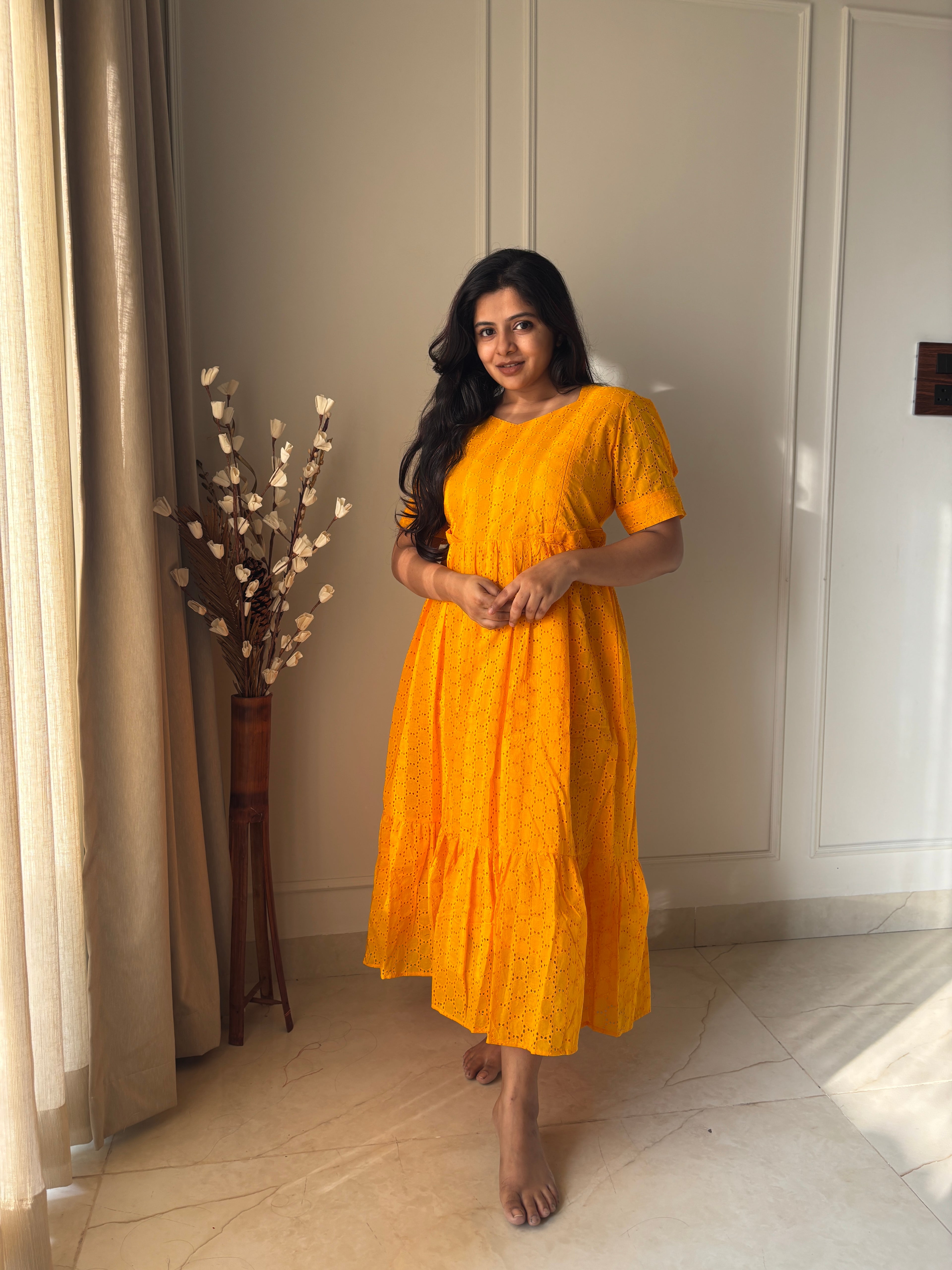 Sunshine Maternity Feeding Dress