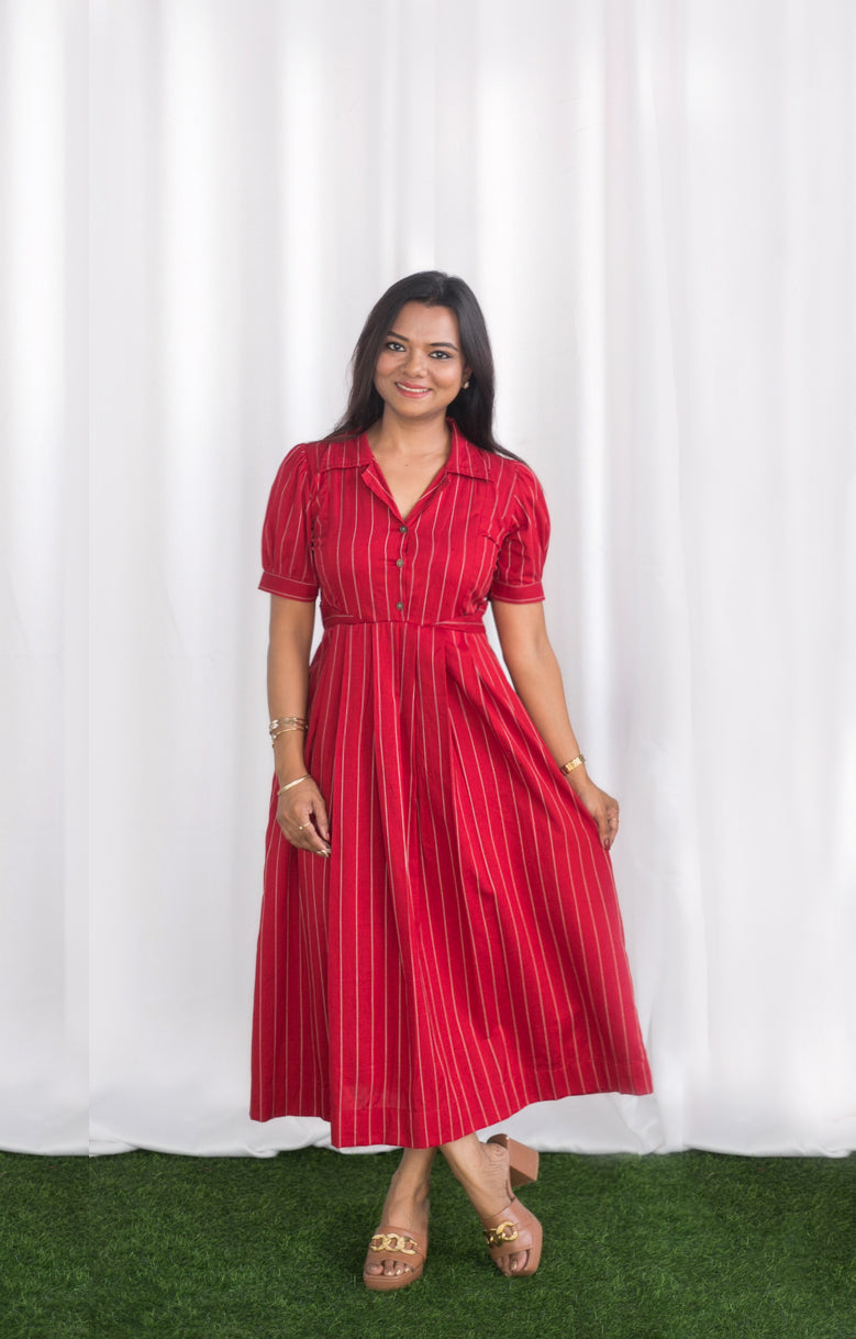 Cherry Maternity Feeding Dress