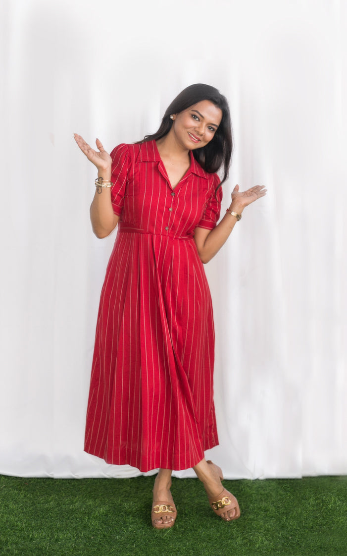 Cherry Maternity Feeding Dress