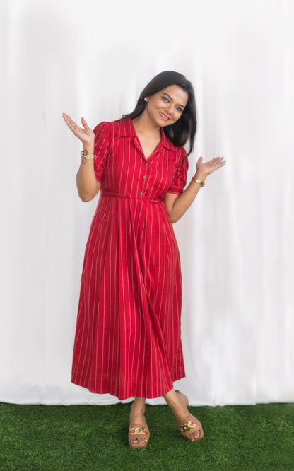 Cherry Maternity Feeding Dress