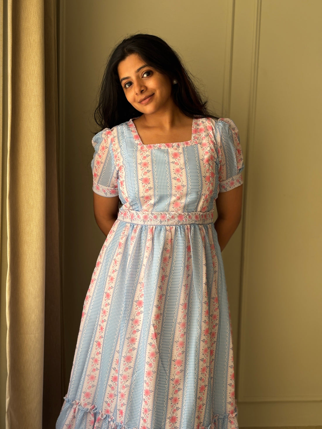 British Rose Maternity Feeding Dress