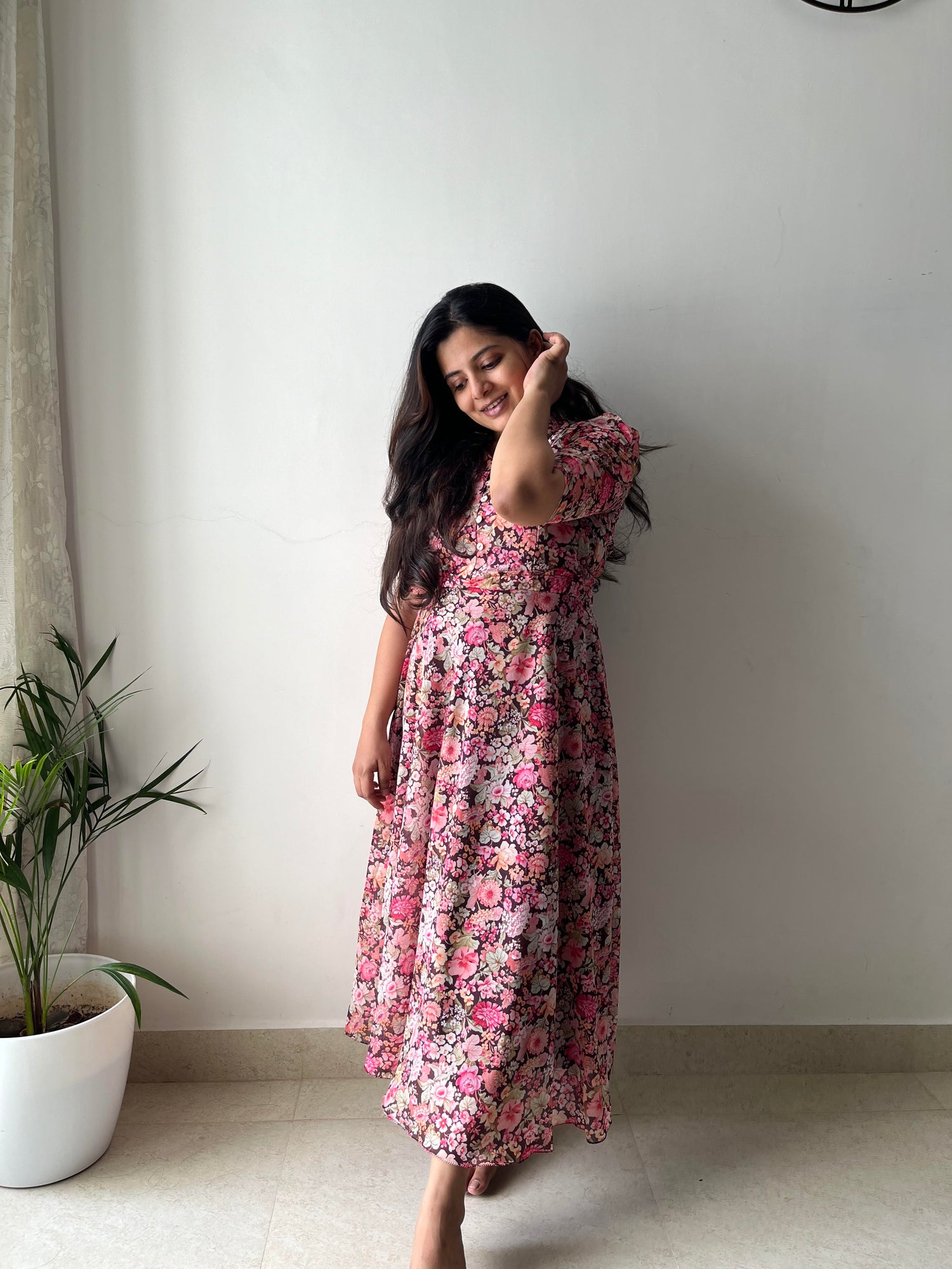 Lovita maternity feeding dress