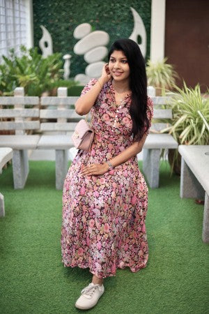 Lovita maternity feeding dress