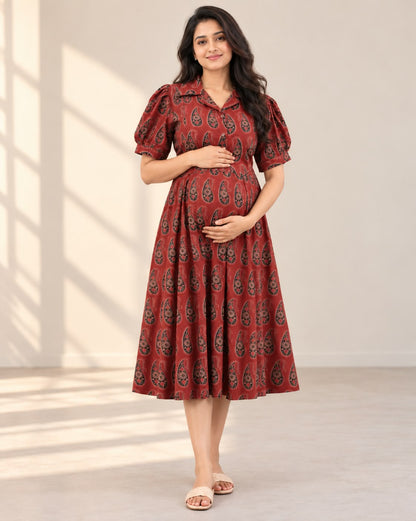 Zariya maternity feeding dress