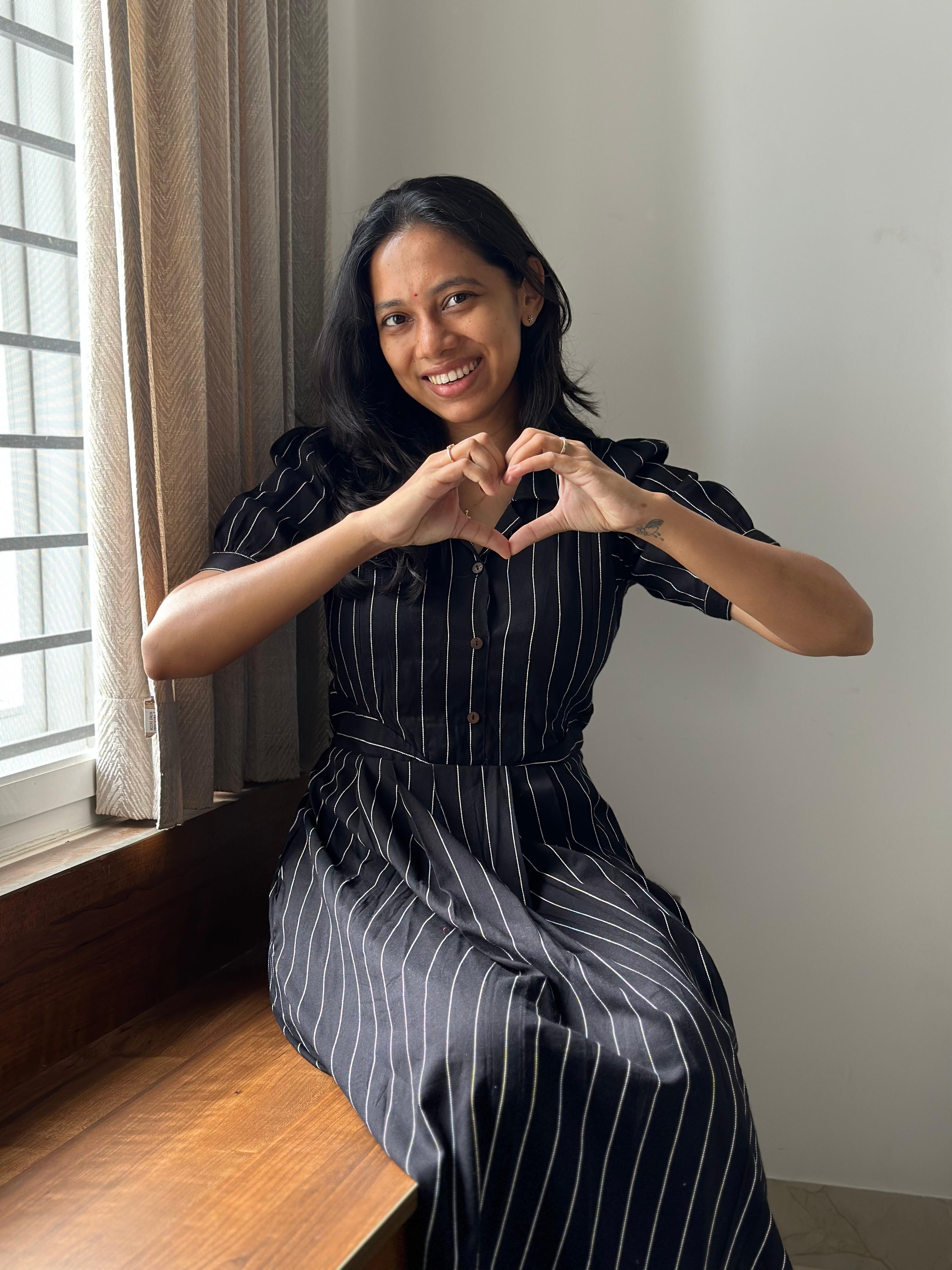 Black Coffee Maternity Feeding Dress