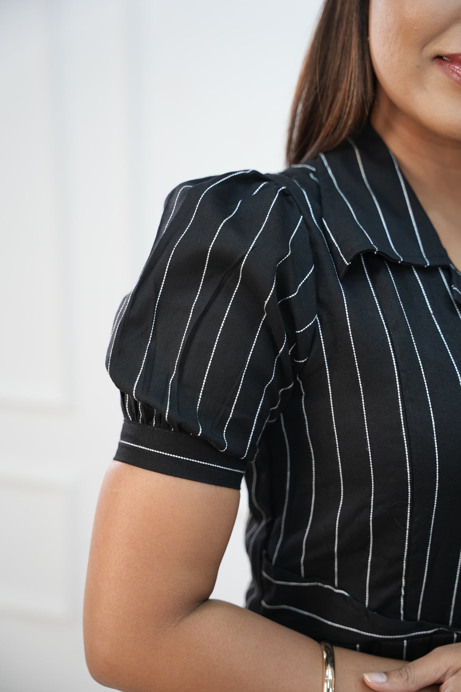 Black Coffee Maternity Feeding Dress