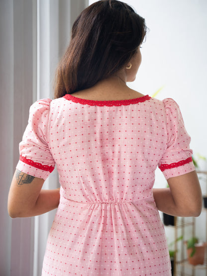 Positivity Maternity Feeding Dress