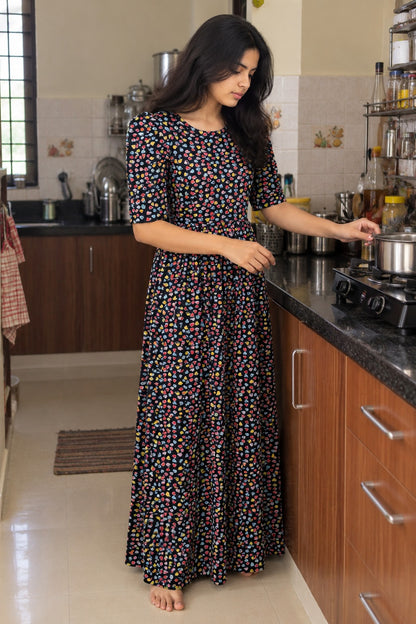 Colourfull hearts Zipless Feeding maxi