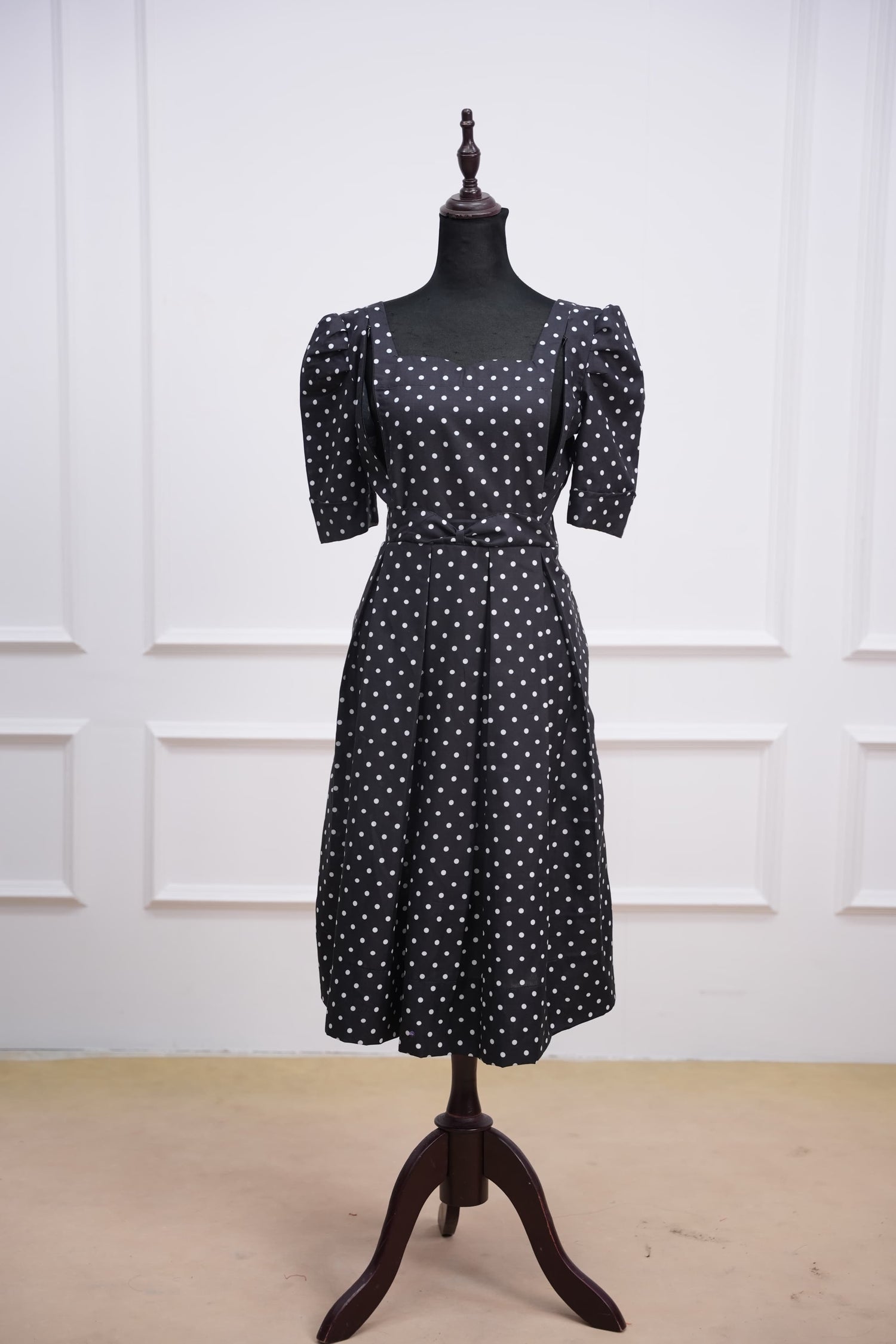 Prettiest polka Maternity Feeding Dress