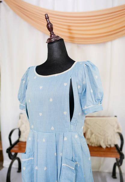 Beautiful Maternity Feeding Frock