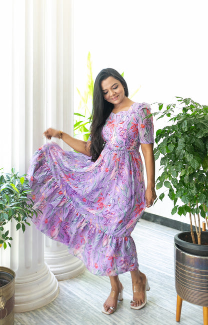 Garden Of Calm Maternity Feeding Dress