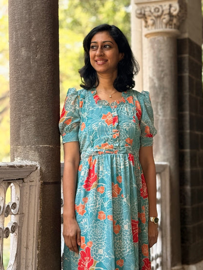 Pretty Petals Maternity Feeding Dress