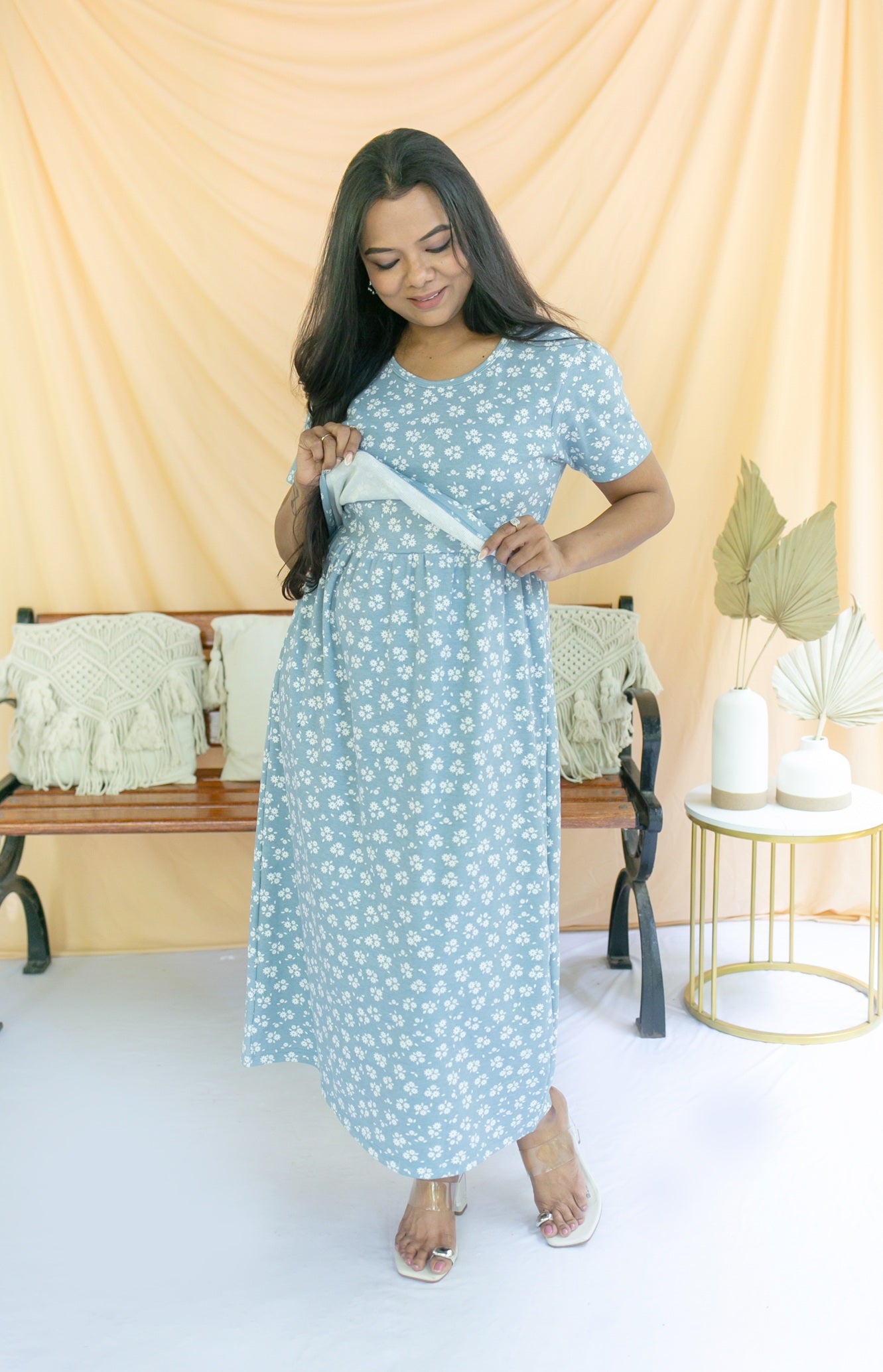 Moments of Bloom Zipless Dress