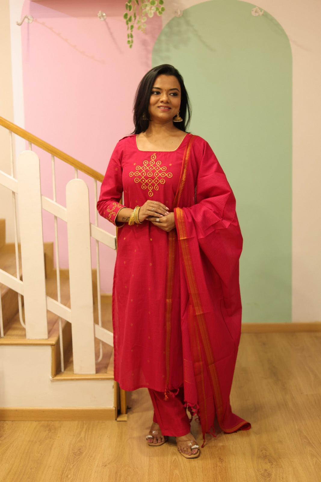 Anbhu Maternity Feeding Salwar Set