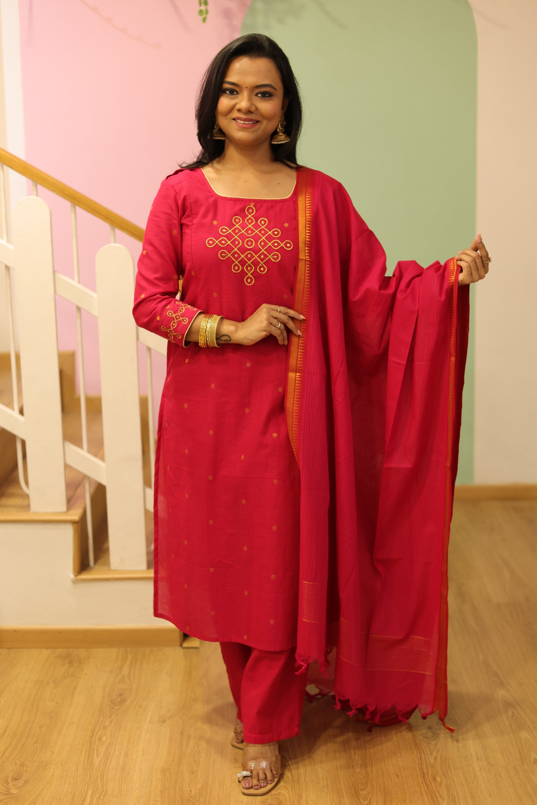 Anbhu Maternity Feeding Salwar Set