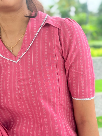 Paint me pink Maternity Feeding Salwar Set