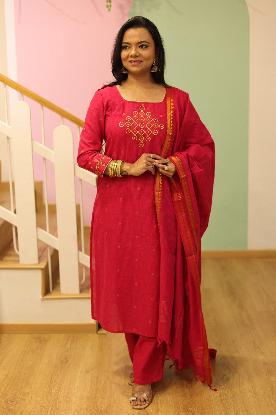 Anbhu Maternity Feeding Salwar Set