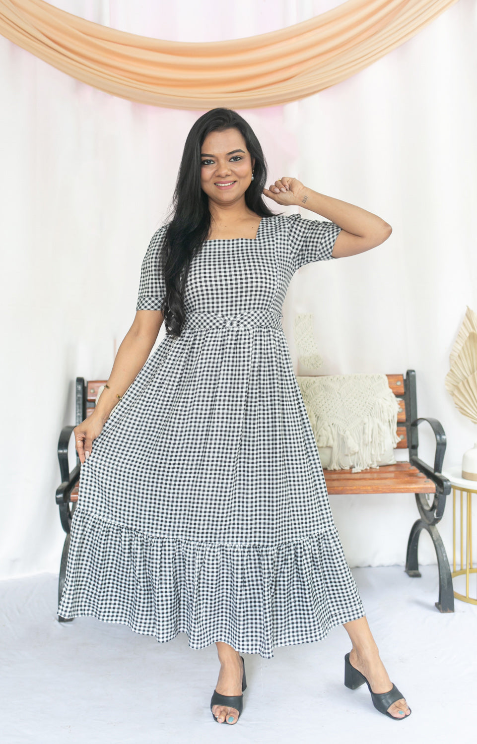 Check on me Maternity Feeding Dress