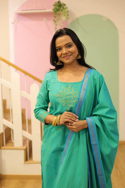 Alagu Maternity Feeding Salwar Set