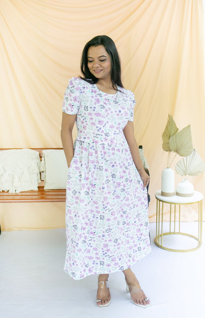 LavenderNest Zipless Dress