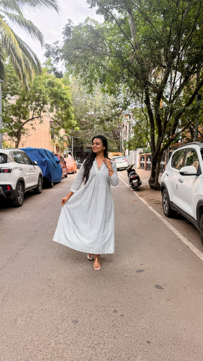 Silver Line Maternity Feeding Dress