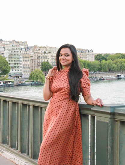 My Chocolate Latte Maternity Feeding Dress