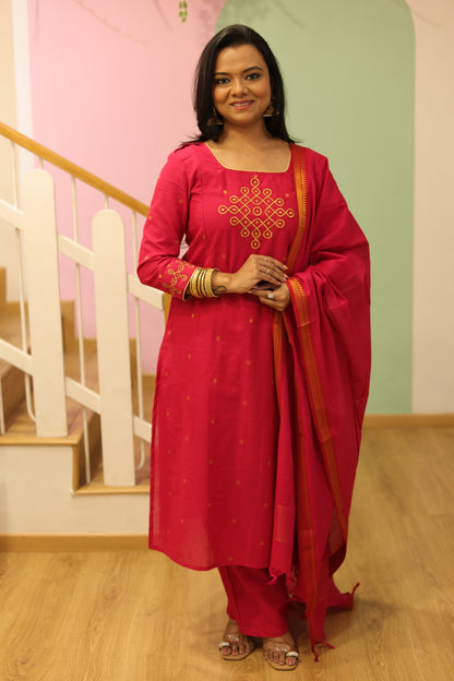 Anbhu Maternity Feeding Salwar Set