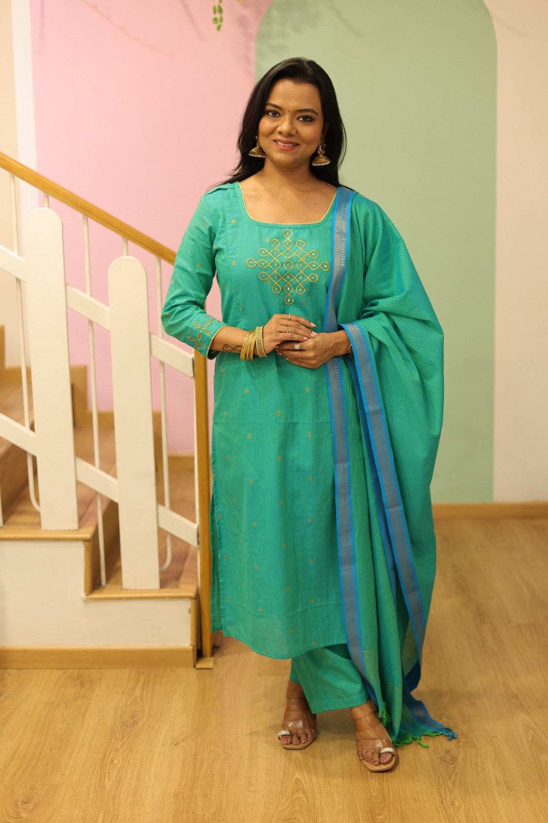 Alagu Maternity Feeding Salwar Set