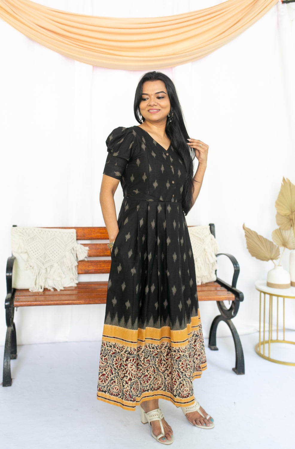 Cinnamon Maternity Feeding Frock