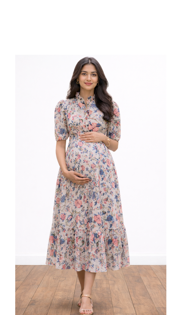 English Garden Maternity Feeding Dress
