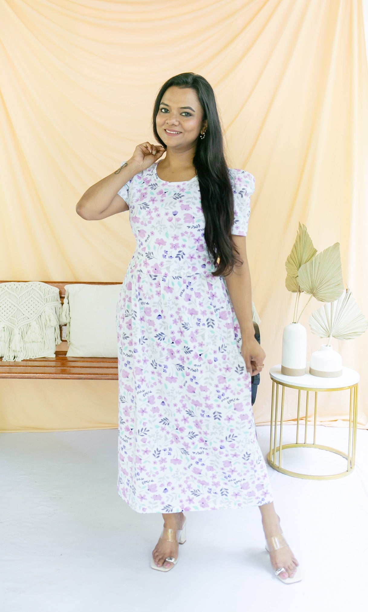 LavenderNest Zipless Dress